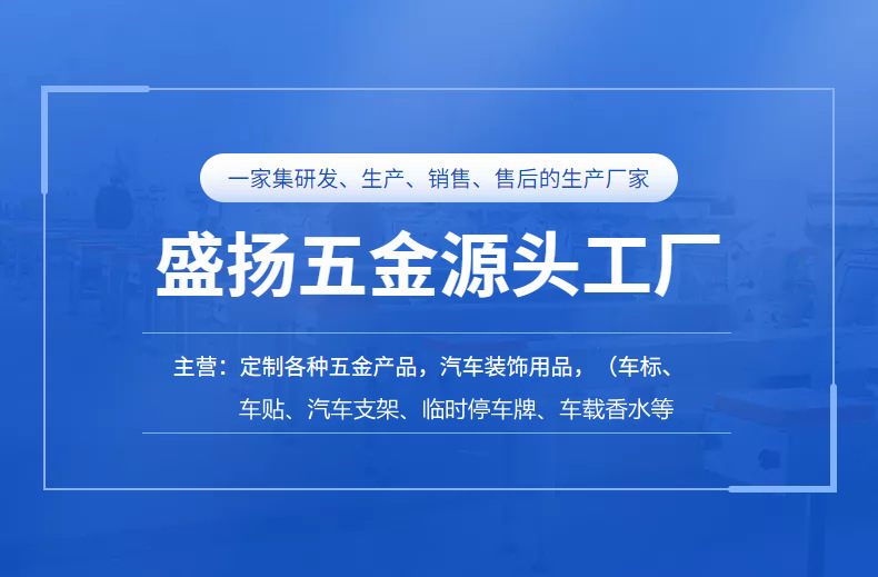 盛扬汽车金属个性骷髅头车标鬼头车身贴立体标车尾装饰改装贴批发